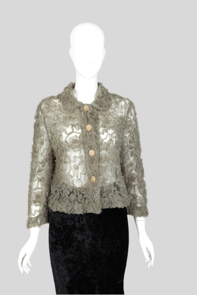 Machiko Jinto London Tulle Ribbon Jacket