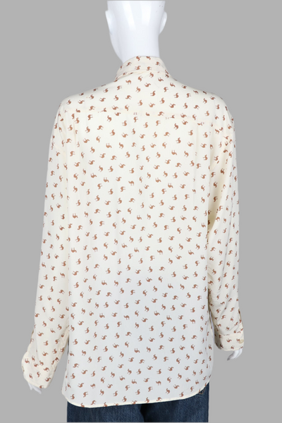 Miss Chloé Camel Print Shirt