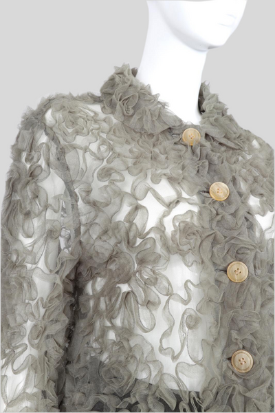 Machiko Jinto London Tulle Ribbon Jacket