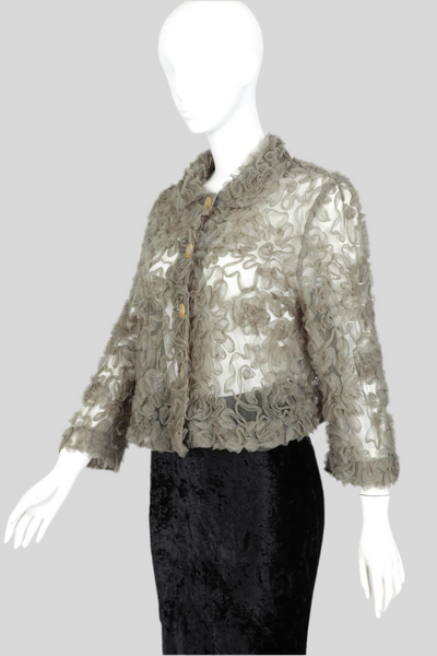 Machiko Jinto London Tulle Ribbon Jacket