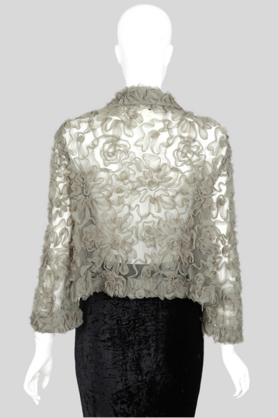 Machiko Jinto London Tulle Ribbon Jacket