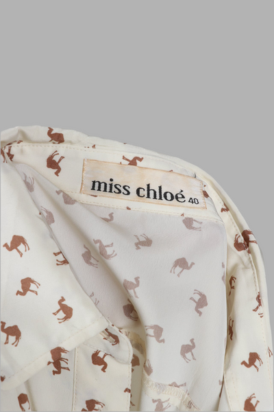 Miss Chloé Camel Print Shirt