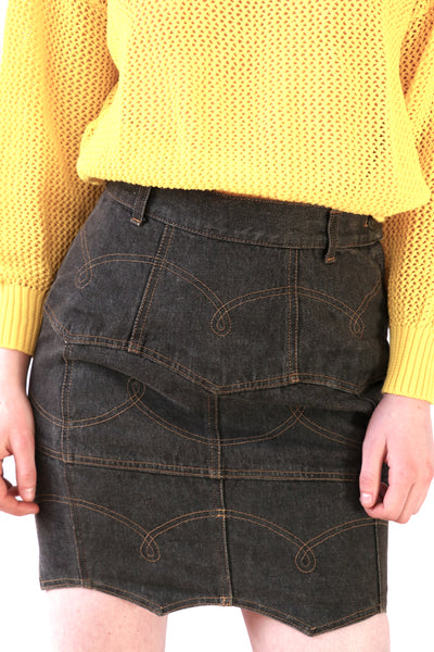 Vintage Moschino Pocket Skirt