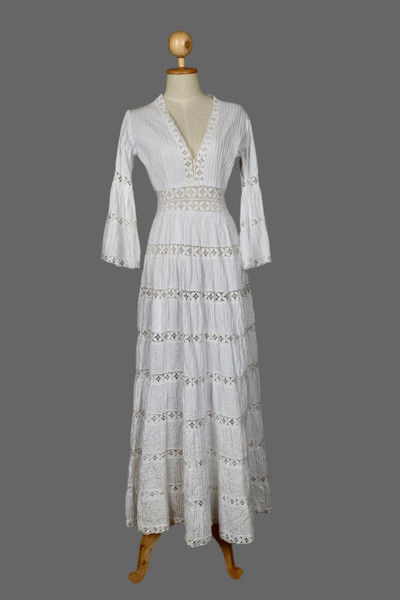 Vintage Cotton Dress, Mexico