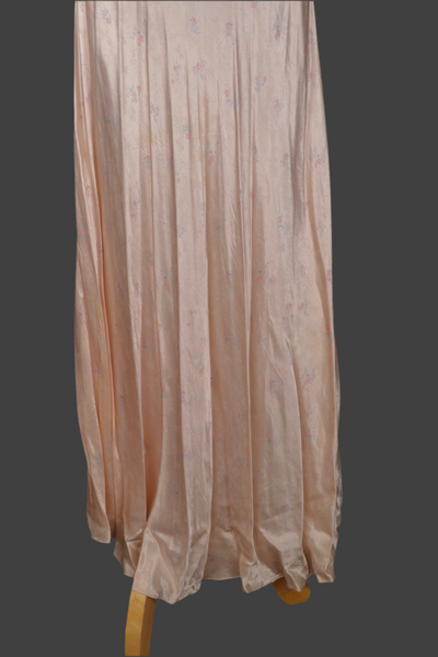 1940’s Floral Rayon Gown
