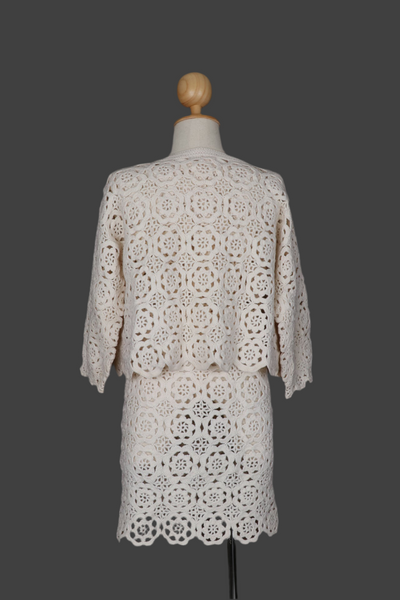 Vintage Crocheted Wool Set