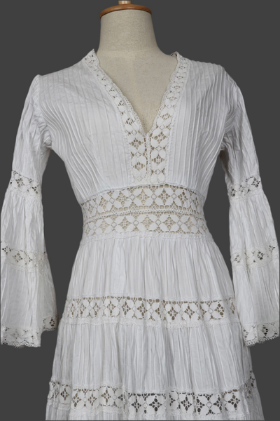 Vintage Cotton Dress, Mexico