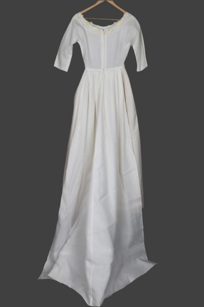 1960s Wedding Dress with Train