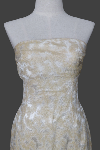 Strapless Brocade Dress