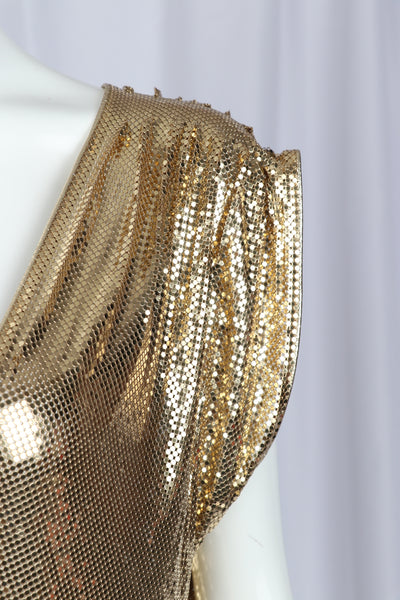 Whiting and Davis Metal Mesh Top