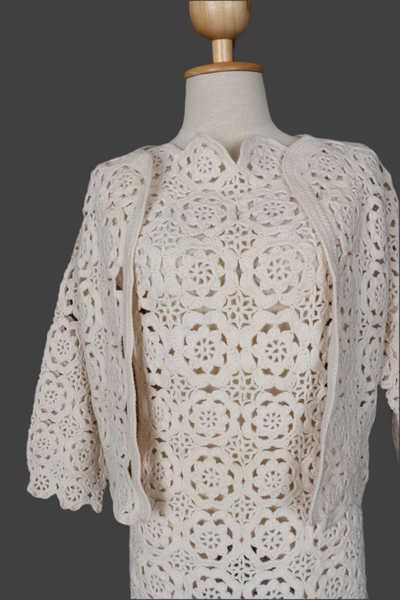 Vintage Crocheted Wool Set