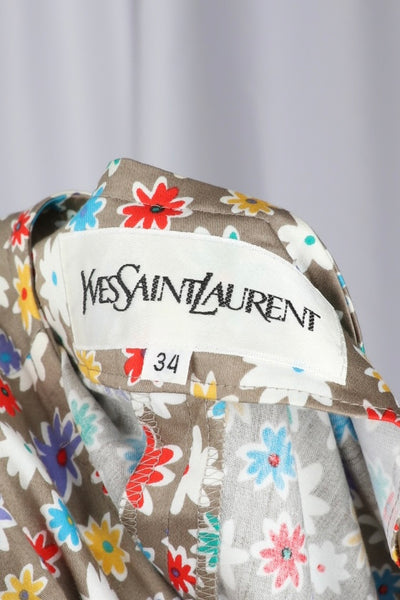Yves Saint Laurent Floral Dress