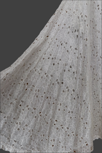 1950s Cotton Organdy Dress