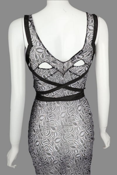 Alberta FERRETTI Sheer Silk Dress