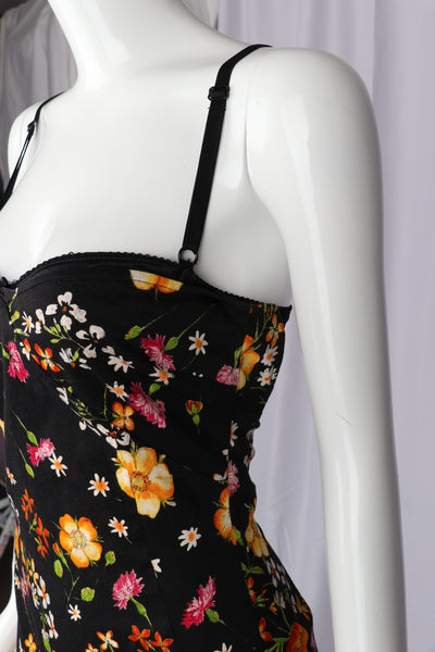 D&G Floral Bralet Dress
