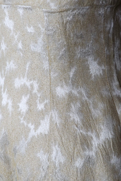 Strapless Brocade Dress