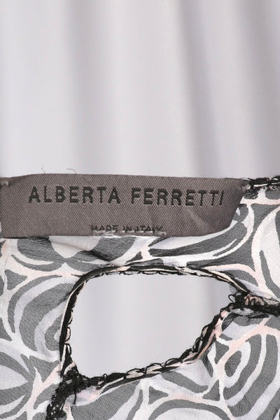 Alberta FERRETTI Sheer Silk Dress