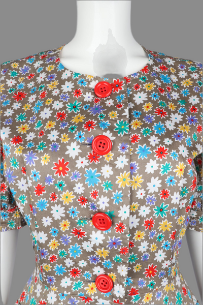 Yves Saint Laurent Floral Dress