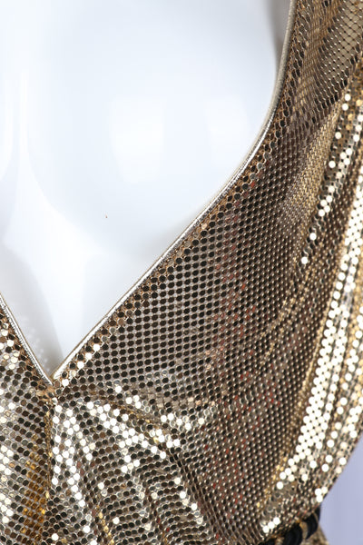 Whiting and Davis Metal Mesh Top