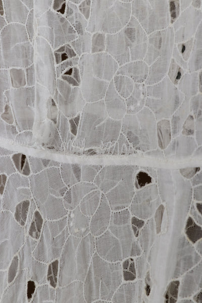 1950s Cotton Organdy Dress