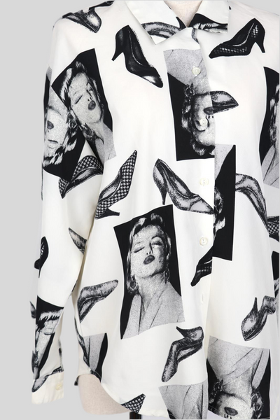 Vintage Marilyn Monroe Print Shirt