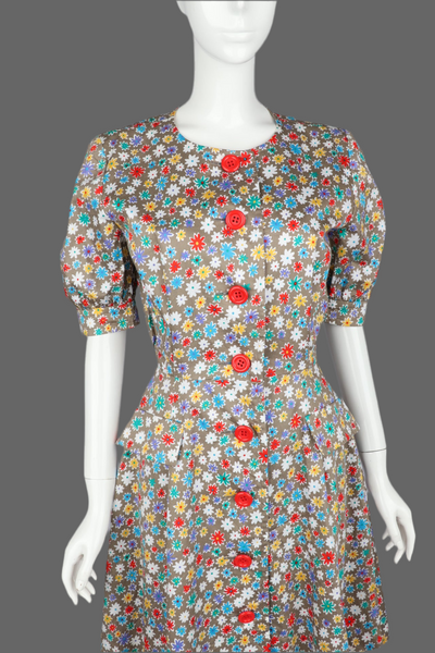 Yves Saint Laurent Floral Dress