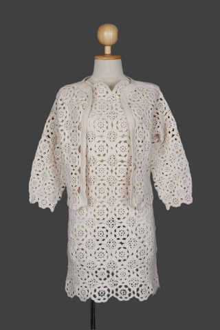 Vintage Crocheted Wool Set
