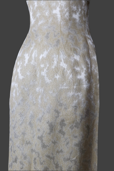 Strapless Brocade Dress