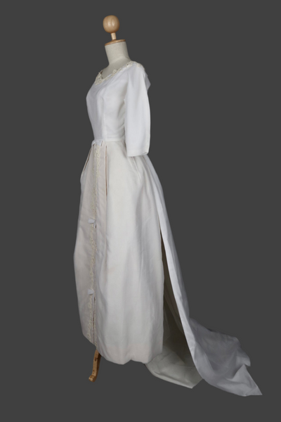 1960s Wedding Dress with Train