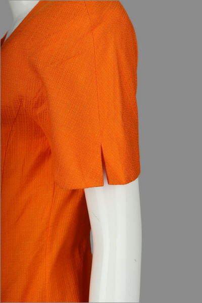 Christian Dior Orange Short-Sleeved Jacket