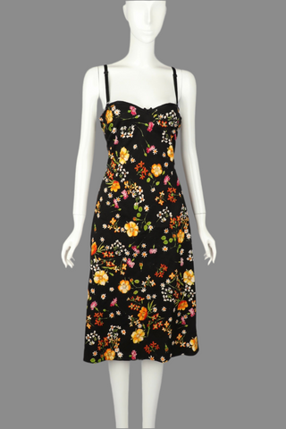 D&G Floral Bralet Dress
