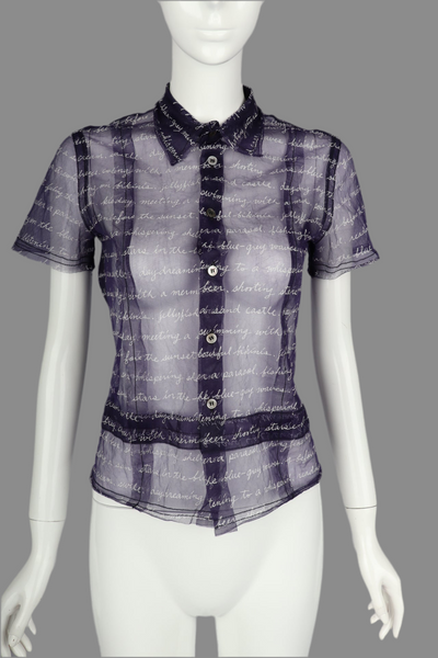 Tricot Comme des Garçons Sheer Shirt