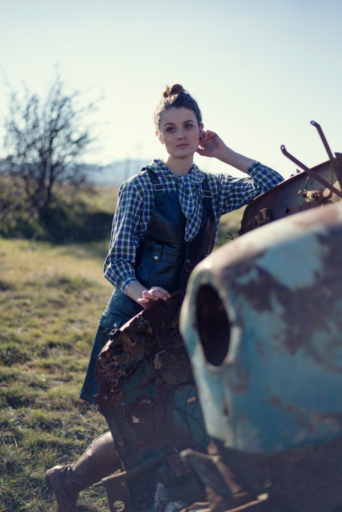 Vintage Leather Apron Dress Things We Lost Vintage Leather Apron Dress Things We Lost