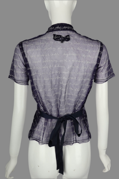 Tricot Comme des Garçons Sheer Shirt