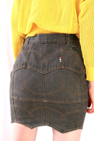 Vintage Moschino Pocket Skirt
